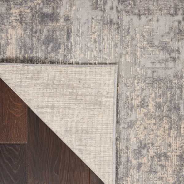 IVORY SILVER 5X7 HARPER RUG