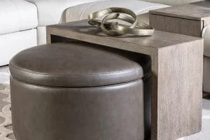 Silver Stream Ottoman
