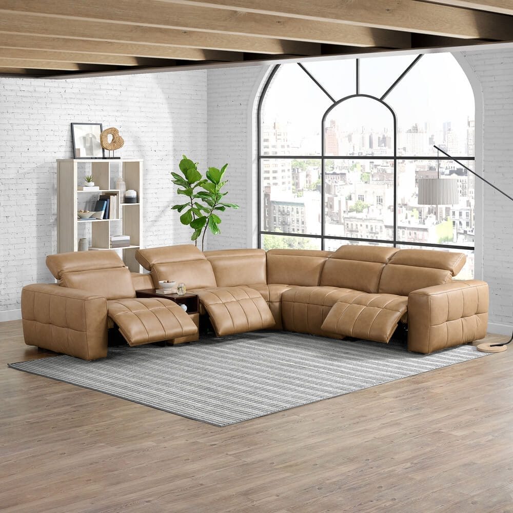 Leather sectional sofa sale sales