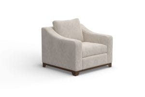 Natural Parota - Armchair - Marfil