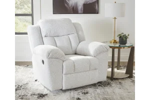 Henry Ice Plush Manual Rocker Recliner